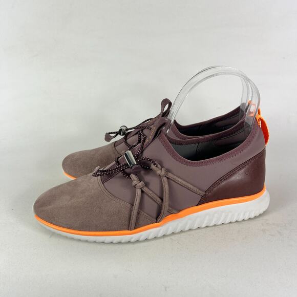 Cole Haan Studiogrand Sneakers Women's 6.5 Brown Lace Up Low Top Running Shoes - Picture 5 of 10